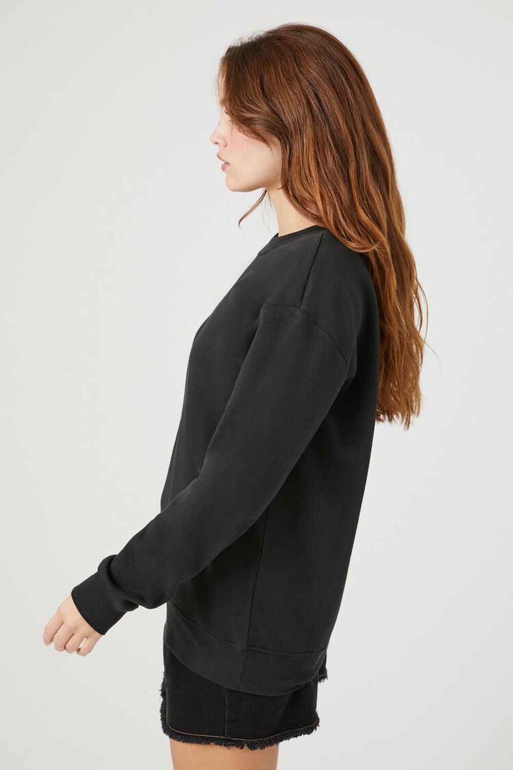 Fleece Drop-Sleeve Pullover